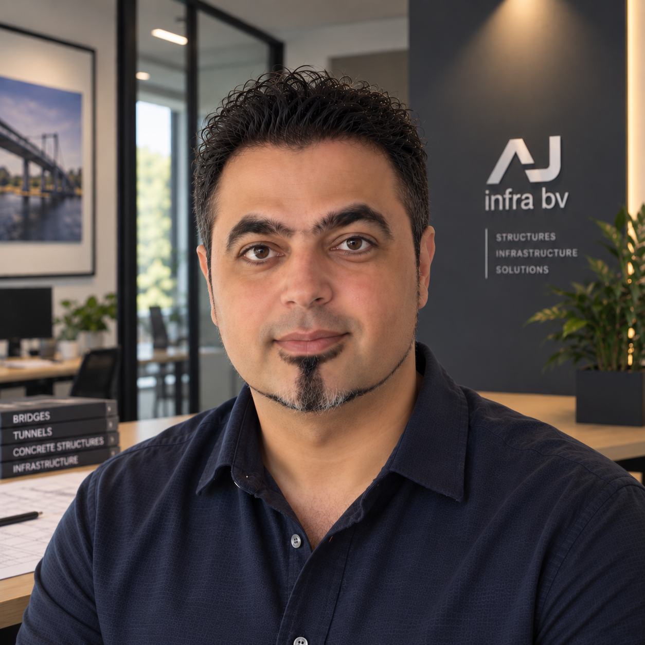 Arash Jusefzai, founder of AJ Infra B.V.